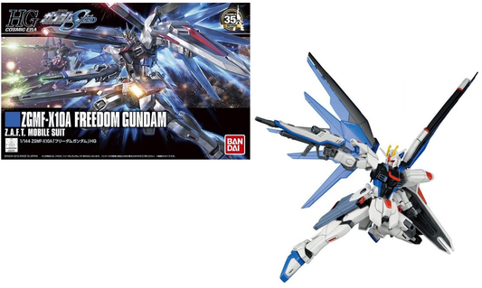 GUNDAM - Model Kit - High Grade - ZGMF-X10A Freedom Gundam - 1/144