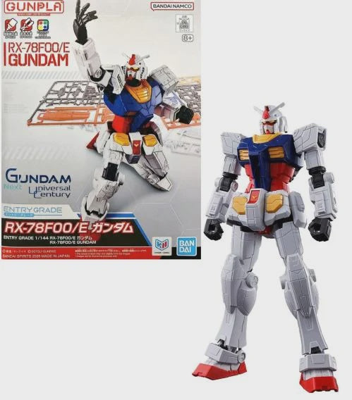 GUNDAM - Entry Grade 1/144 RX-78F00/E Gundam - Model Kit