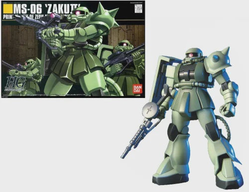 GUNDAM - HGUC 1/144 MS-06 Zaku II Mass Production - Model Kit