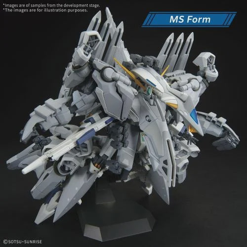 Mechanical model in MS Form on a black background with SOTSU-SUNRISE branding.