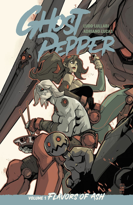 Comic book cover of 'Ghost Pepper' with characters and title text.