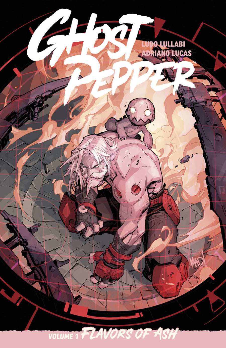 Comic book cover of 'Ghost Pepper' with two characters in a dynamic pose.