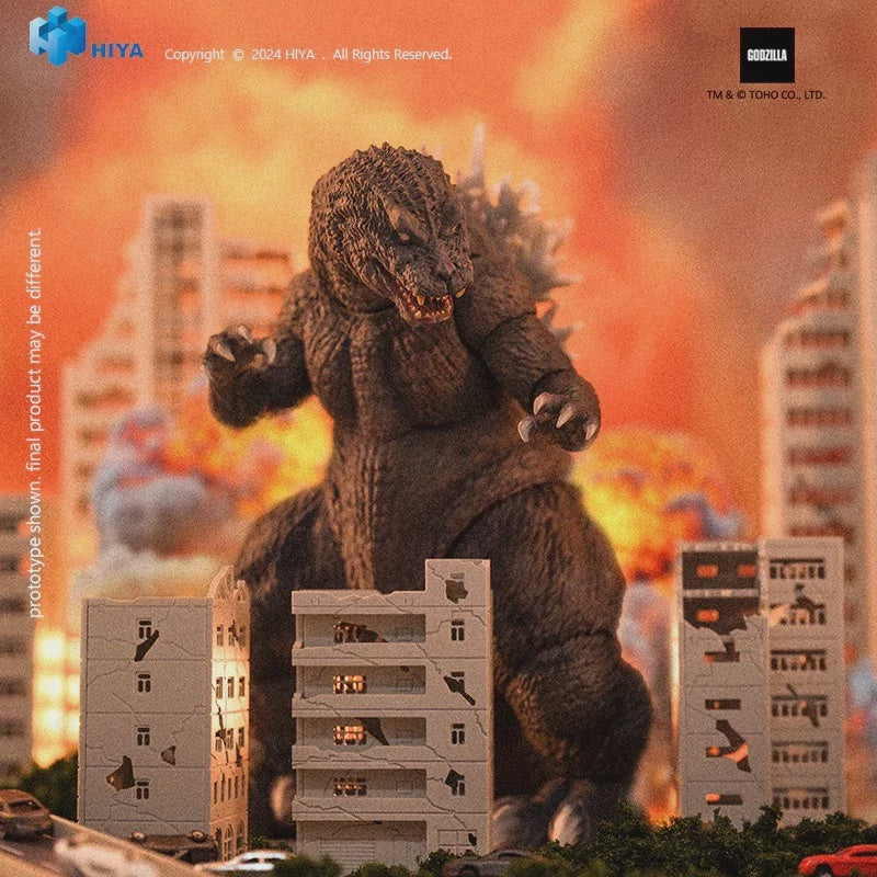 Giant Monsters All-Out Attack (2001) Godzilla Action Figure HIYA Exquisite Basic Series