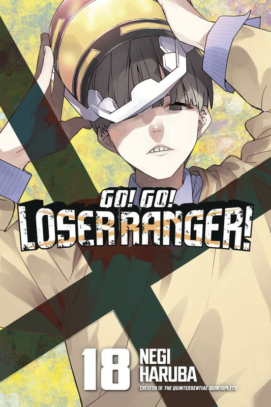 Cover of 'Go! Go! Loser Ranger!' with a character in a helmet and goggles.