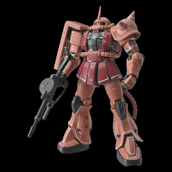 Mechanical robot model with a pinkish-brown color scheme on a black background