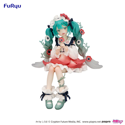 HATSUNE MIKU - Flower Fairy Anemone - Statue Noodle Stopper 14cm