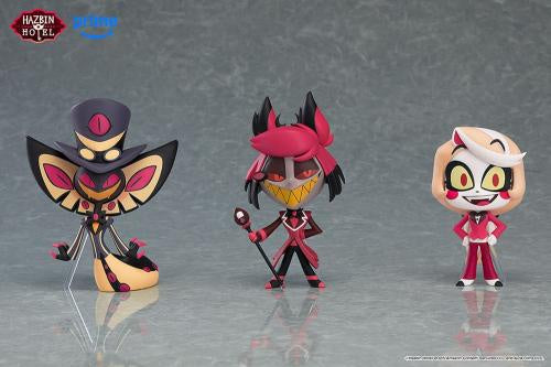 Discover the iconic characters from Hazbin Hotel in this official collection of blind box figures from Good Smile Company. This series reimagines six key protagonists from the franchise in a compact, stylised format, ideal for fans of the series and collectors of miniature figures.