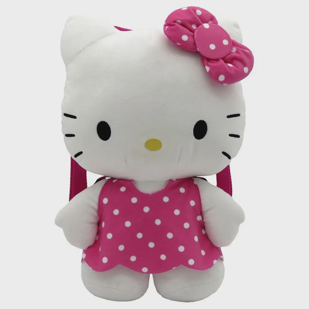 HELLO KITTY - Pink - Plush Backpack - 35cm