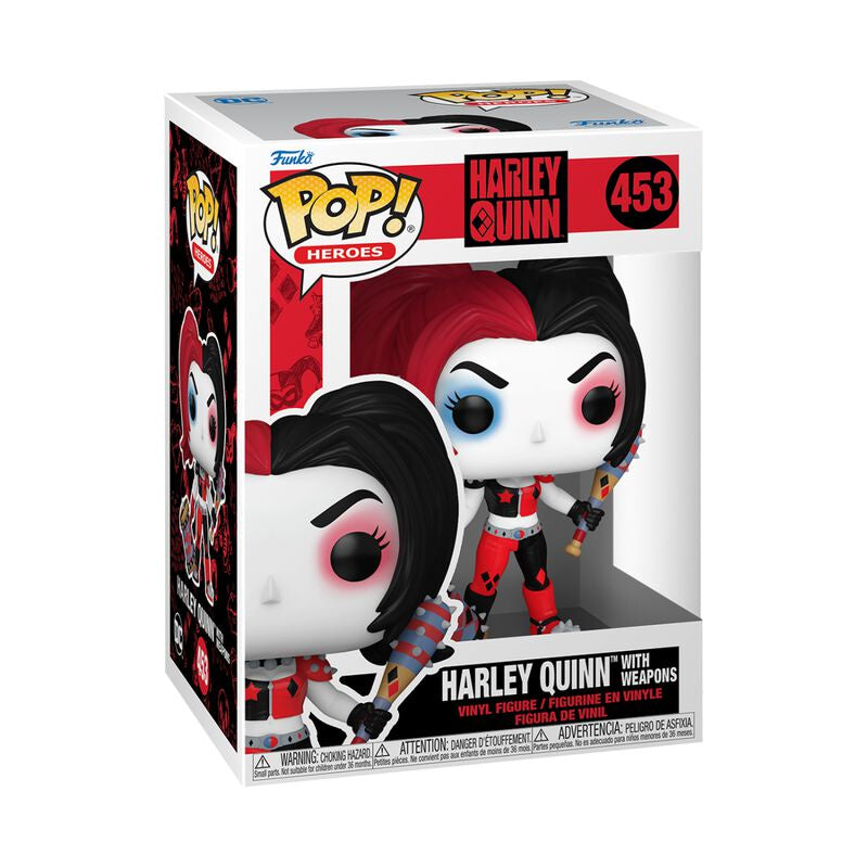 POP! Heroes #453 Harley Quinn With Weapons Vinyl Figure