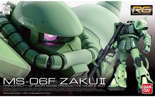 GUNDAM - RG 1/144 MS-06F Zaku II - Model Kit 13cm