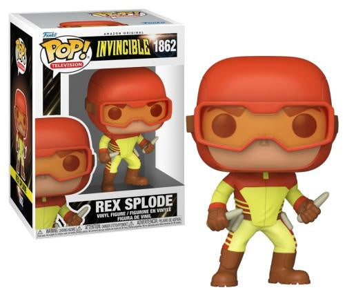 Funko Pop! vinyl figure of Rex Spplode from Invincible with packaging