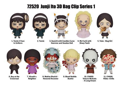 JUNJI ITO - Series 1 - 3D Foam Bag Clip (Display 24 Pcs)