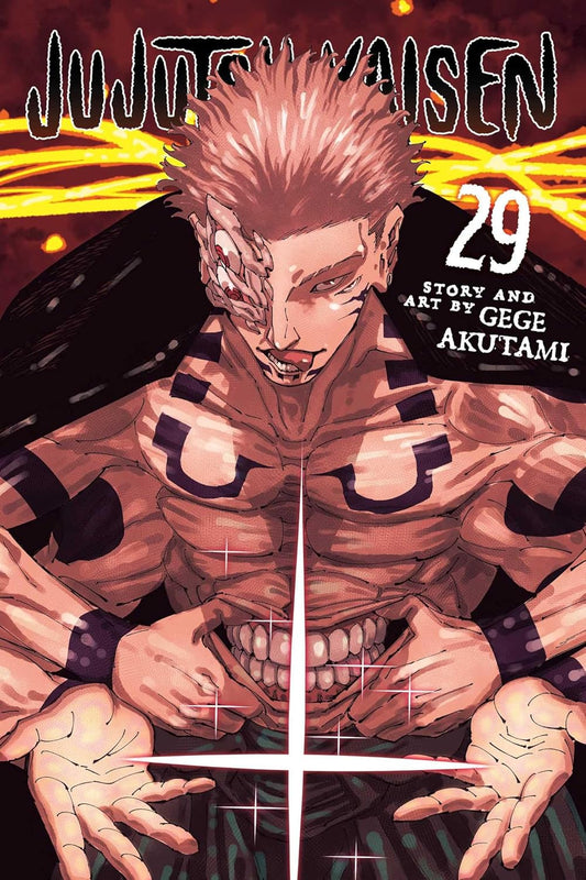 Comic book cover of 'Jujutsu Kaisen' with a character in a powerful pose.