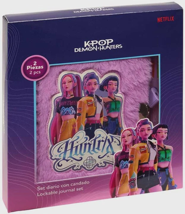K-POP DEMON HUNTERS - Gift Box - Fur Diary + Pen
