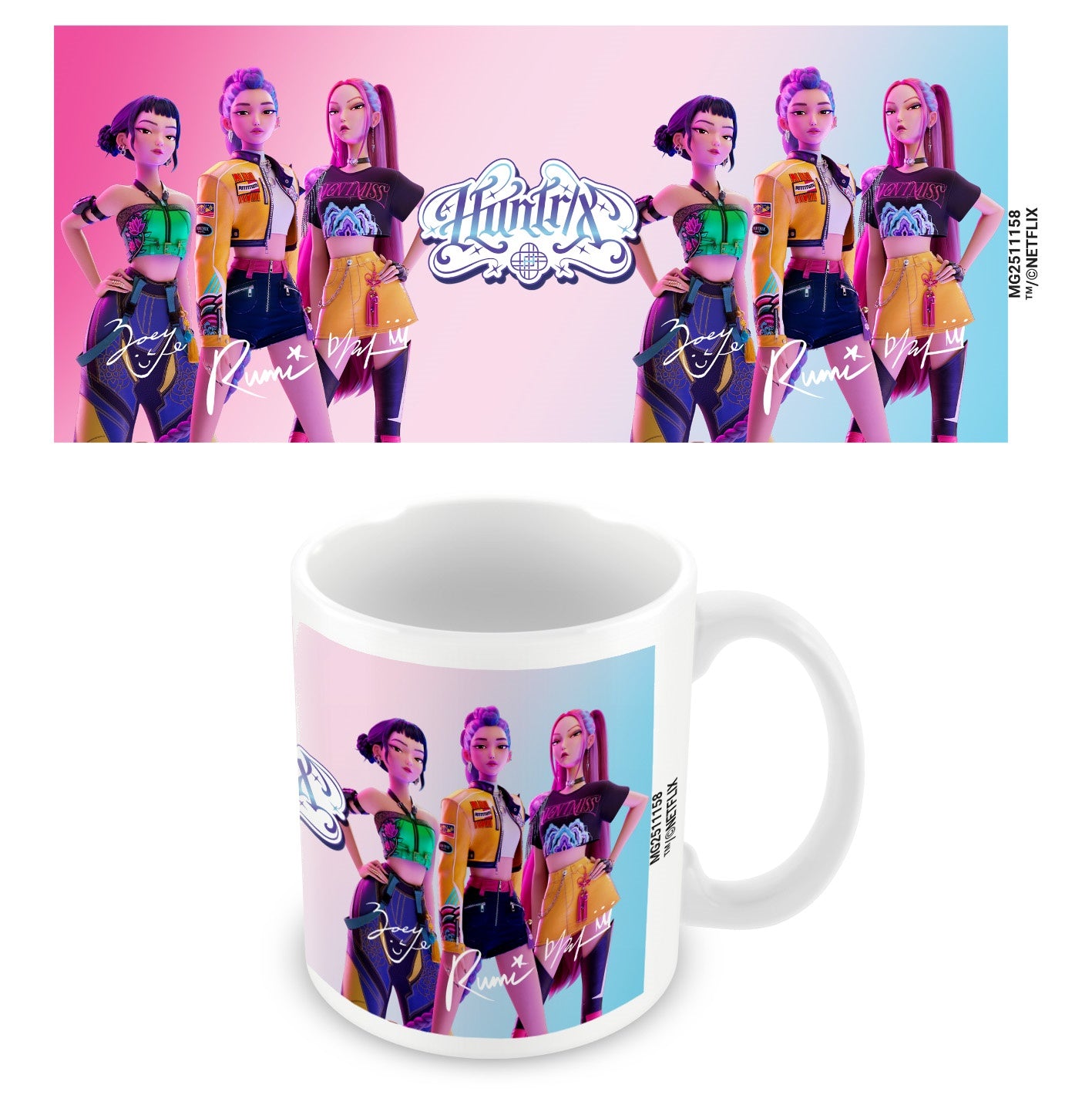 K-POP DEMON HUNTERS (HUNTRIX) WHITE POD MUG
