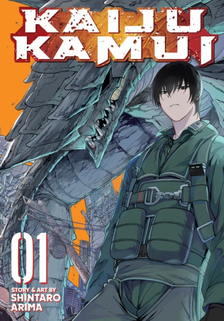 Kaiju Kamui Vol. 1 TP
Cover of 'Kaiju Kamui' with a character and giant creature, featuring the title and artist's name.