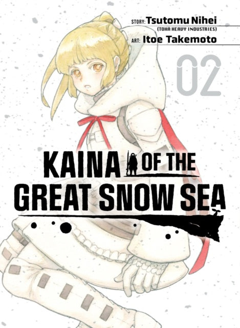 Manga book cover of 'Kaina of the Great Snow Sea' with character illustration.