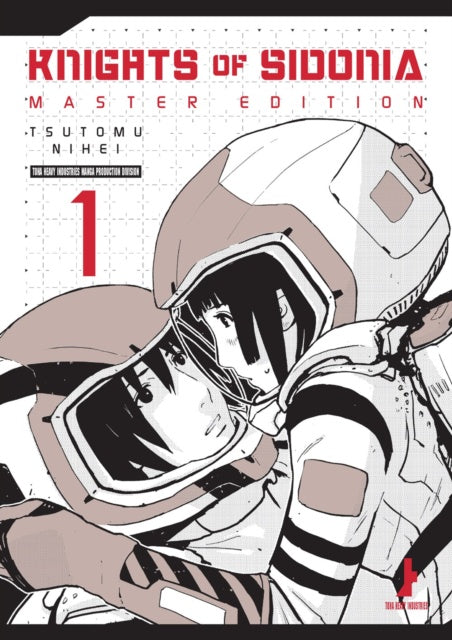 Comic book cover of 'Knights of Sidonia' Master Edition with a robot illustration.