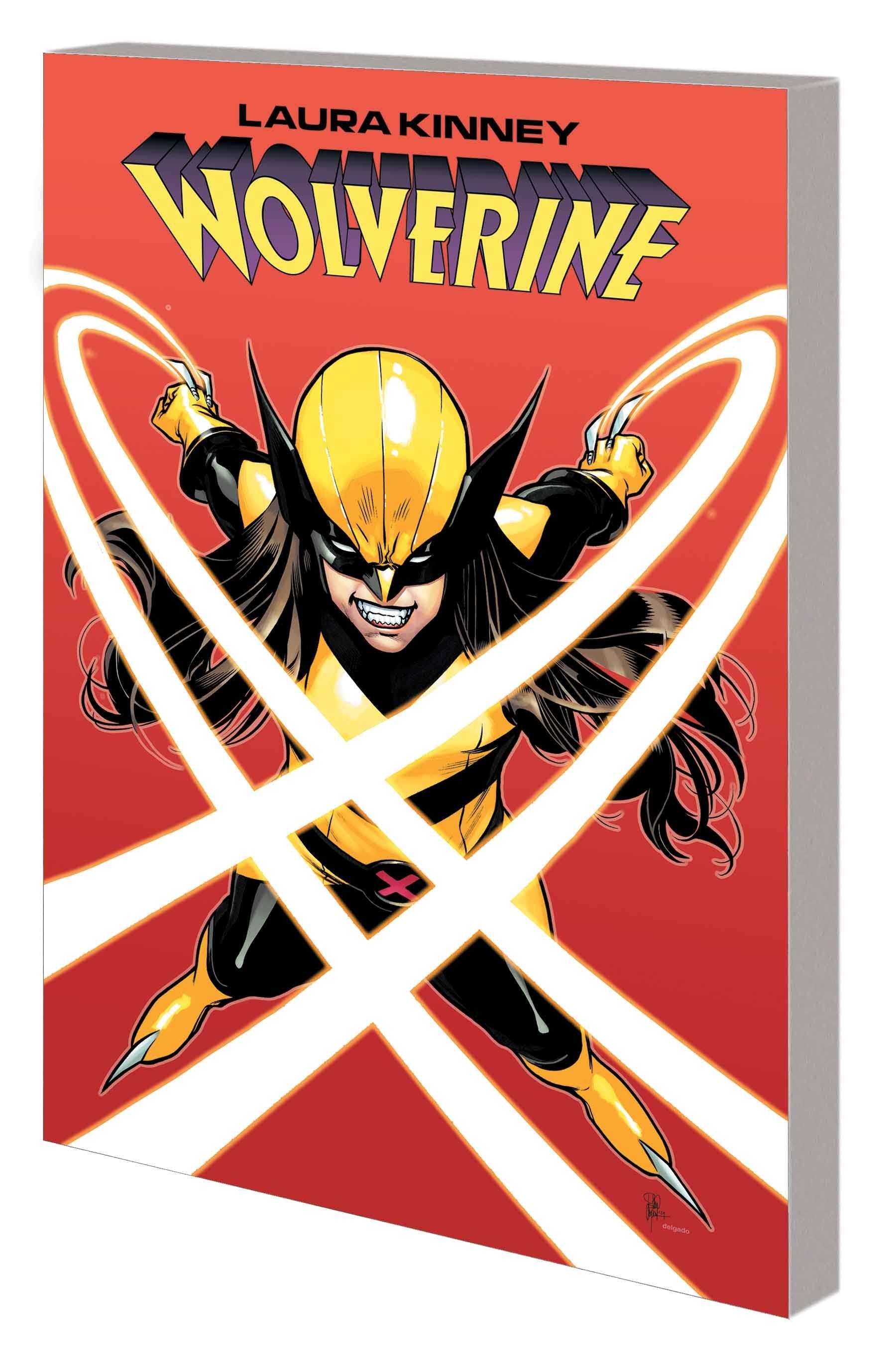 Comic book cover featuring a superhero in a dynamic pose with a red background