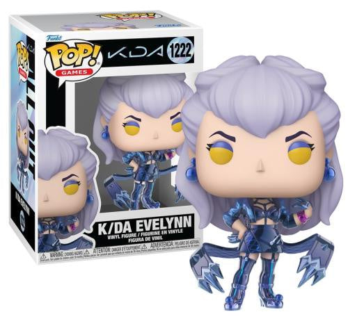 Funko Pop! vinyl figure of K/DA Evelyn with packaging on a white background