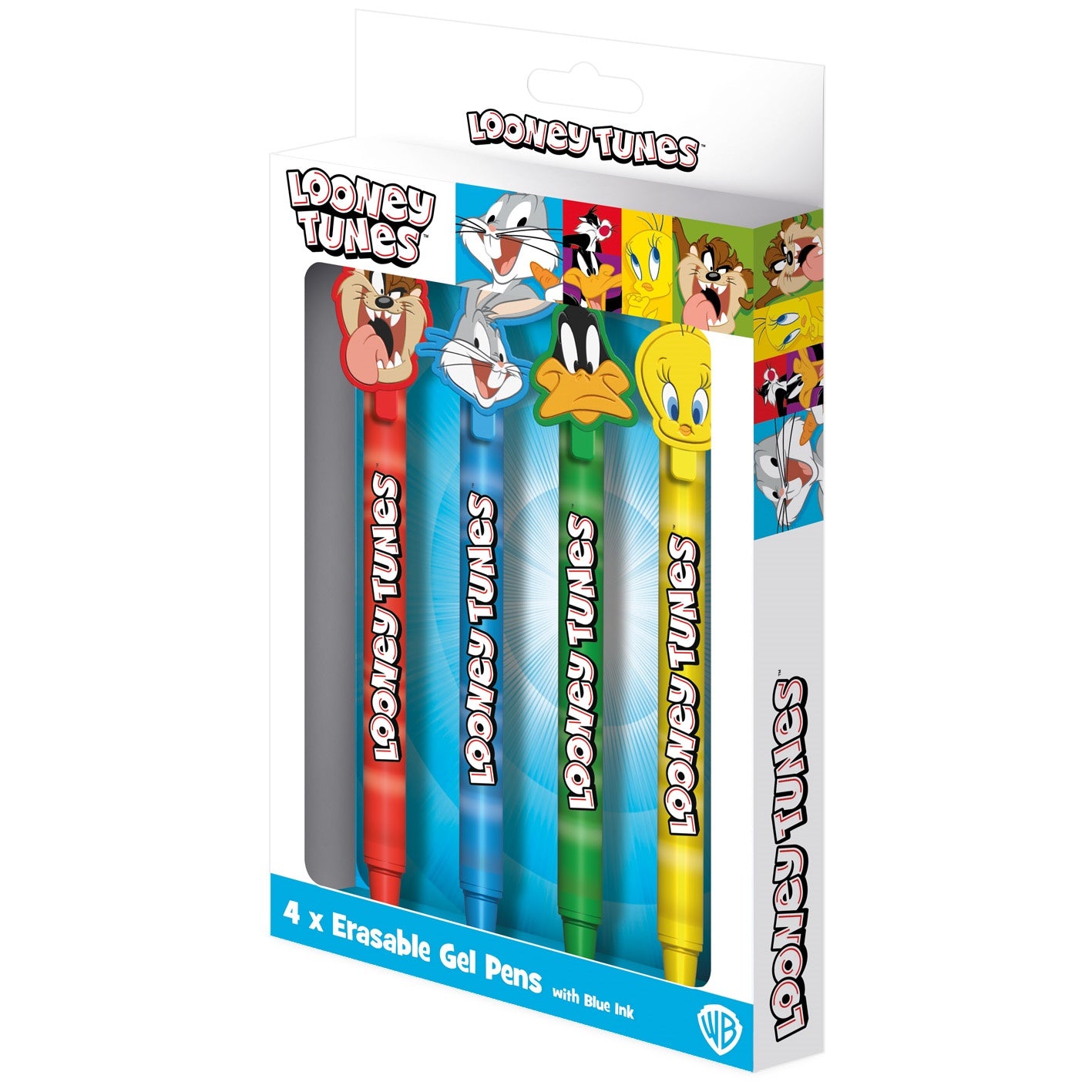 LOONEY TUNES (CHARACTERS) 4PK ERASABLE GEL PENS