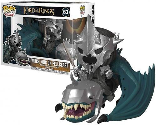 A figurine of the Witch King on a Fellbeast from the LORD OF THE RINGS series, part of the POP Ride DLX collection.
LORD OF THE RINGS - POP Ride DLX #63 - Witch King on Fellbeast