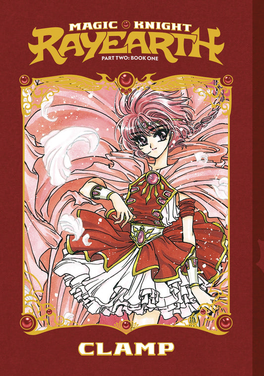 MAGIC KNIGHT RAYEARTH PT 2 SC VOL 01 Cover of 'Magic Knight Rayearth' with character illustration and 'Clamp' logo.