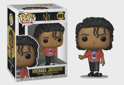 Funko Pop! Michael Jackson figure with packaging on a white background