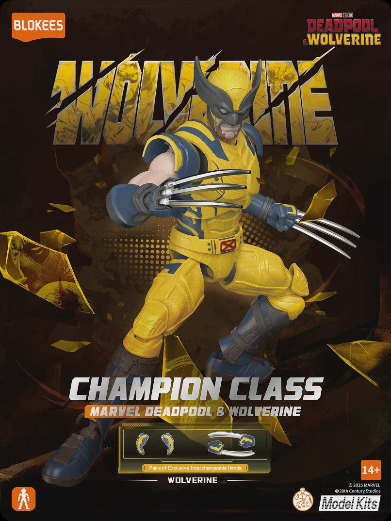 Marvel Deadpool & Wolverine Champion Class Wolverine Model Kits | Blokees