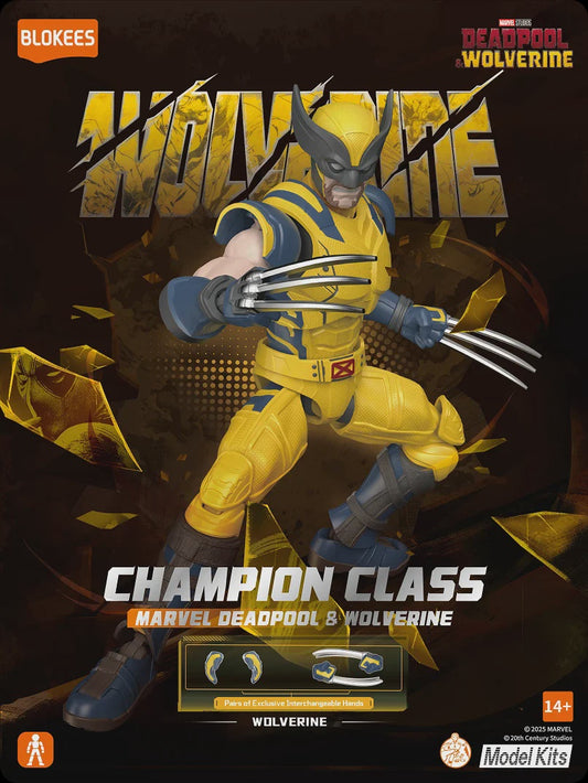 Marvel Deadpool & Wolverine Champion Class Wolverine Model Kits | Blokees
