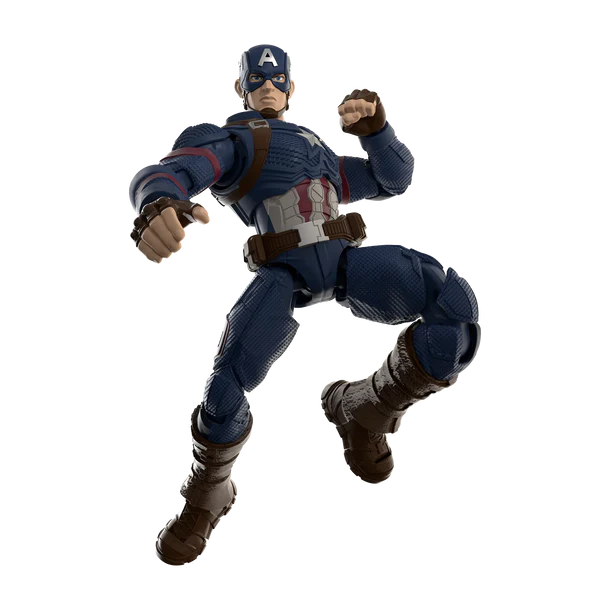 Action figure of a superhero in a dynamic pose on a white background