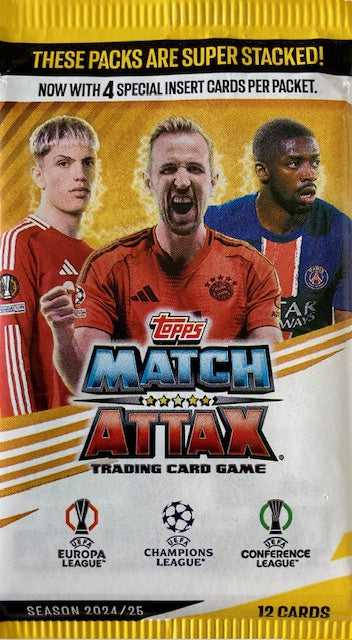 Match Attax 2024/2025 Edition Trading Cards Booster Pack