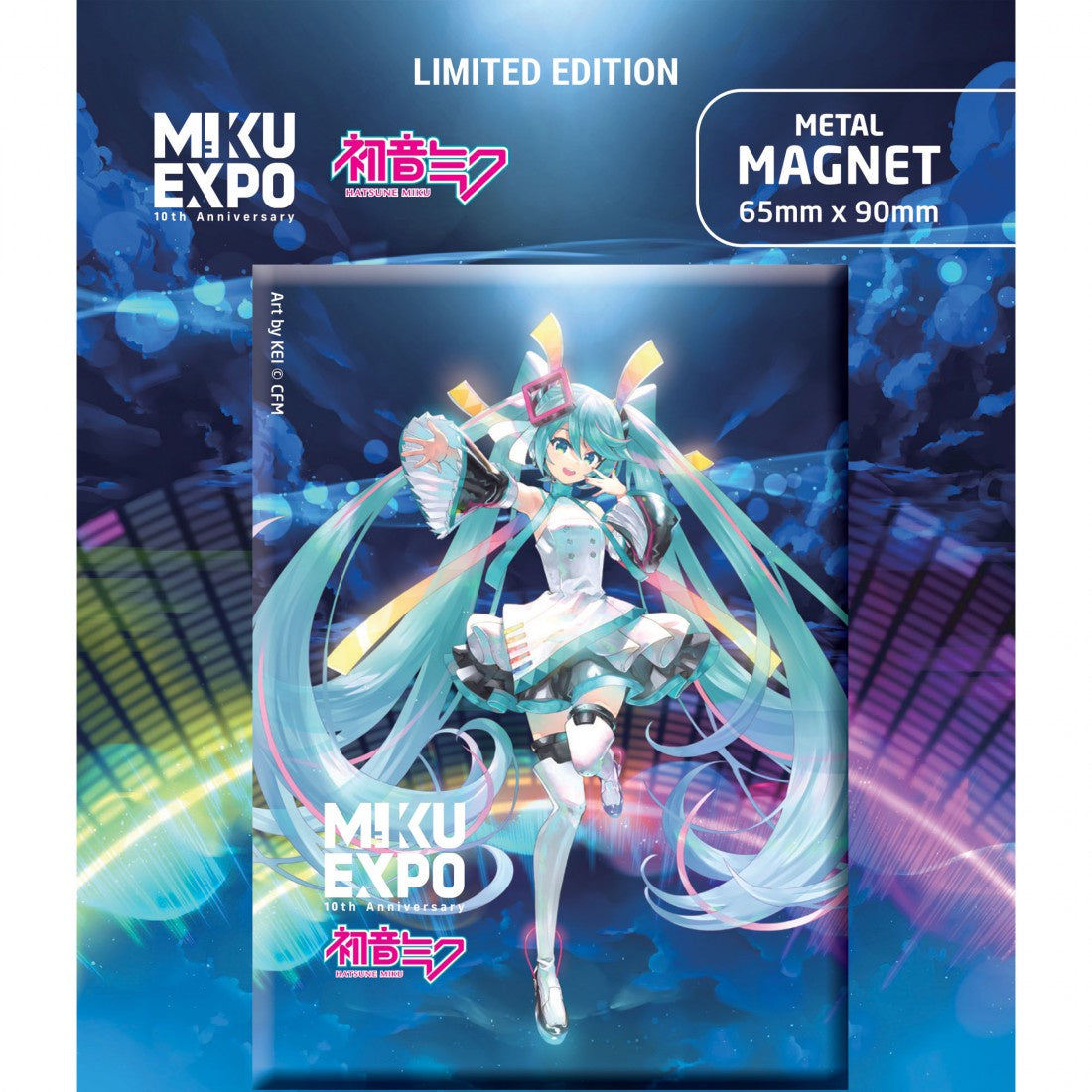 Hatsune Miku - Miku Expo 10th Anniversary Art by Kei Ver. Ltd. Fridge Magnet