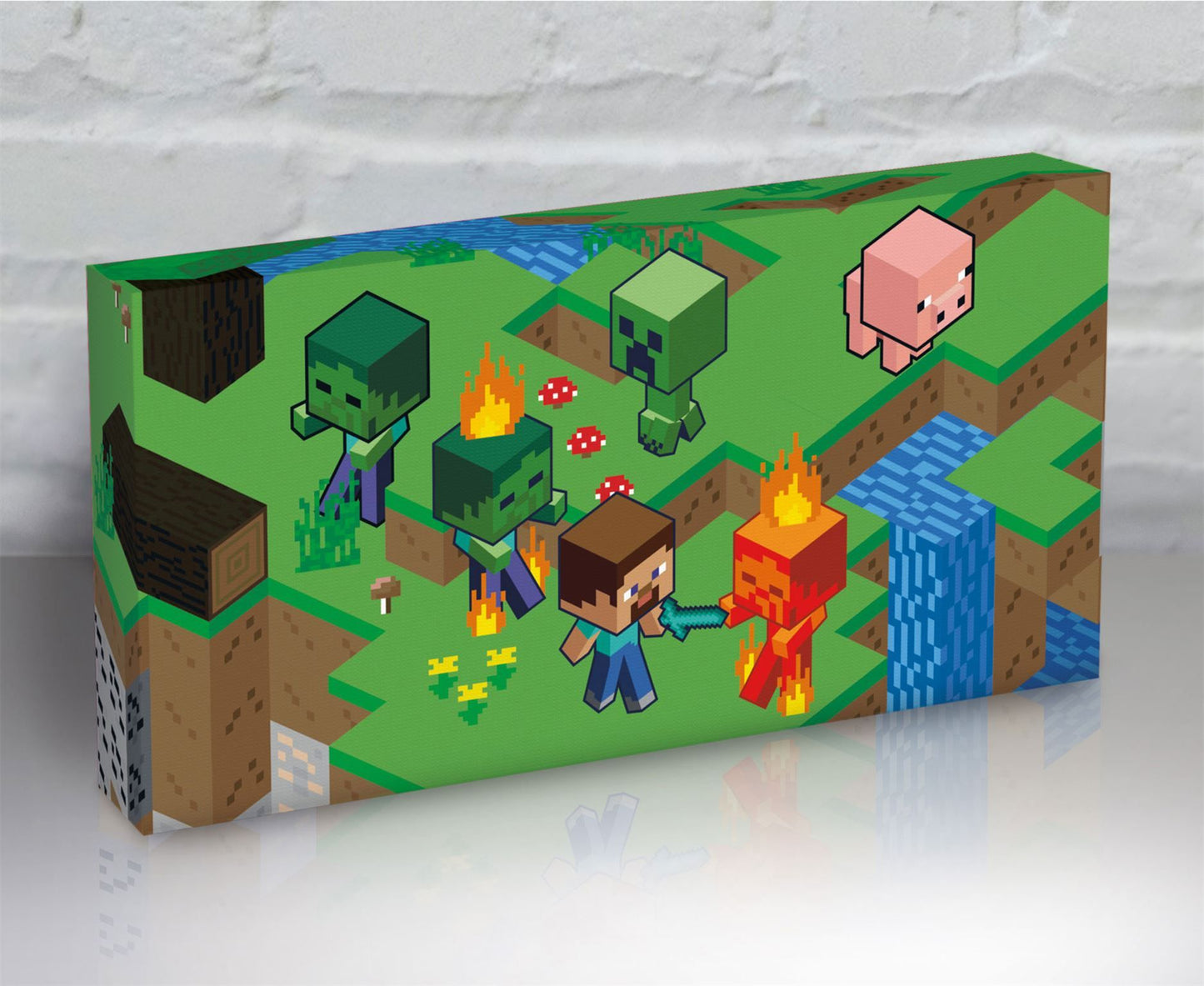 Minecraft Blocks Light Up Canvas