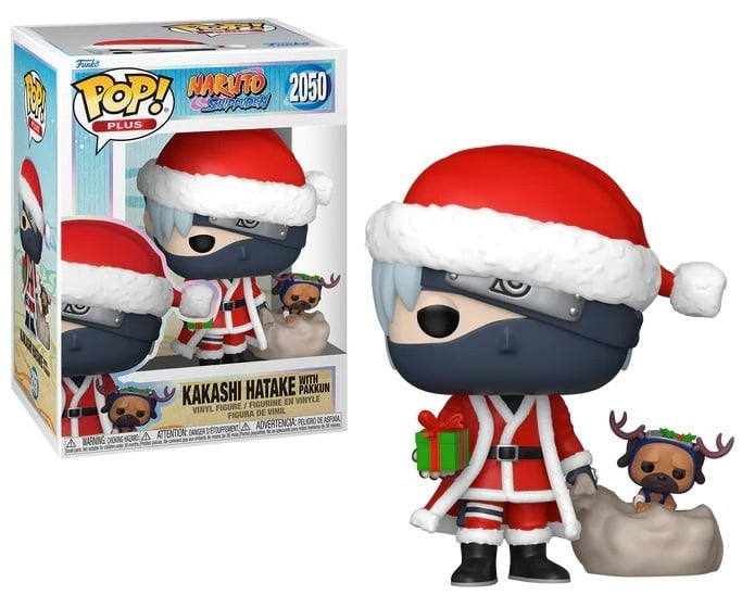 Funko Pop! vinyl figure of Kakashi Hatake in a Santa outfit with packaging
