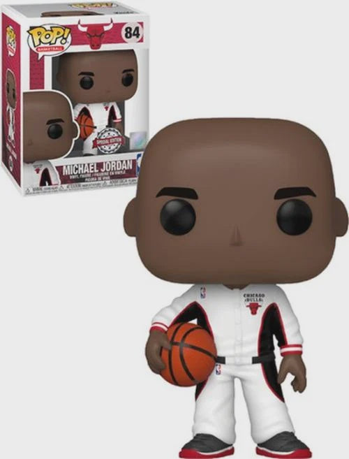 NBA - POP # 84 - Michael Jordan Bulls White Warmup - SPECIAL EDITION