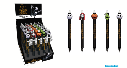 The Nightmare Before Christmas - Head Topper Erasable Gel Pen 3 to collect 