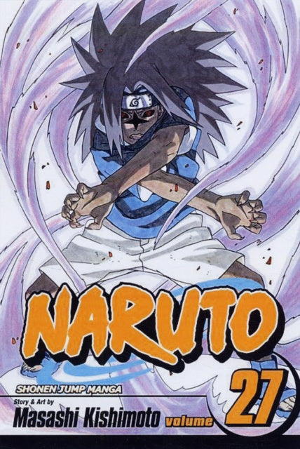 Manga book cover of 'Naruto' with a character in a dynamic pose.