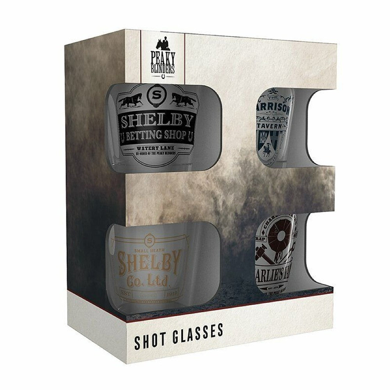 Peaky Blinders - (4-Pack) Shot Glasses