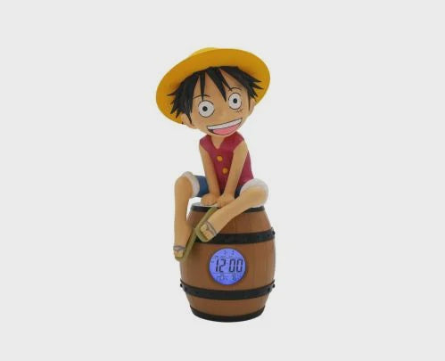 ONE PIECE - Luffy on a Barrel - LED Light-Up Alarm Clock -11inch