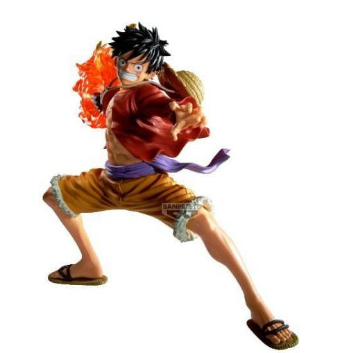 Action figure of a character from an anime on a white background