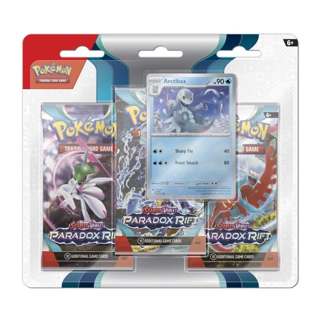 Pokémon TCG: Scarlet & Violet 4 - Paradox Rift - 3-Booster Blister Pack