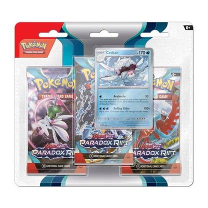 Pokémon TCG: Scarlet & Violet 4 - Paradox Rift - 3-Booster Blister Pack