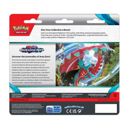 Pokémon TCG: Scarlet & Violet 4 - Paradox Rift - 3-Booster Blister Pack