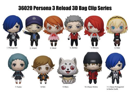 PERSONA 3 RELOAD - Series 1 - 3D Foam Bag Clip
