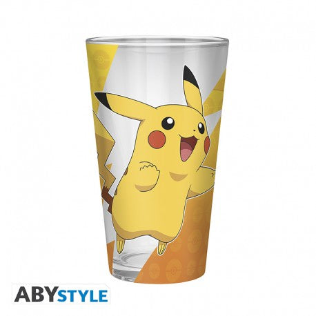 POKEMON - Large Glass - 400ml - Pikachu foil