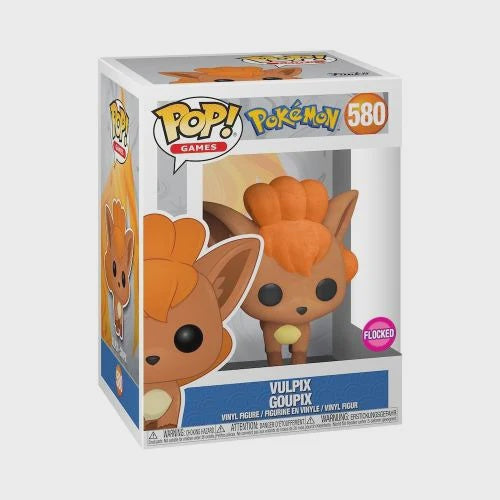 Funko Pop! packaging for Vulpix from Pokémon on a white background
