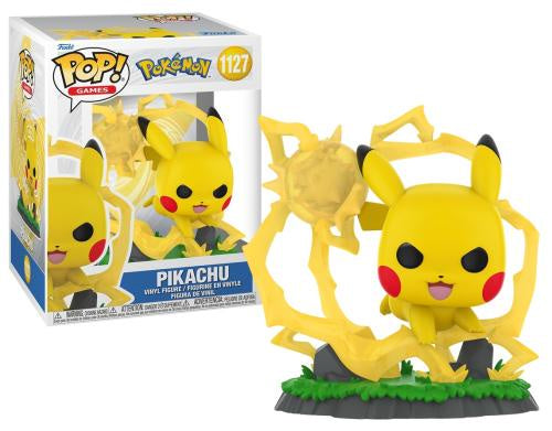 Funko Pop! Pikachu figure with packaging on a white background