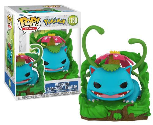 Venusaur figurine from Funko Pop! with packaging on a white background