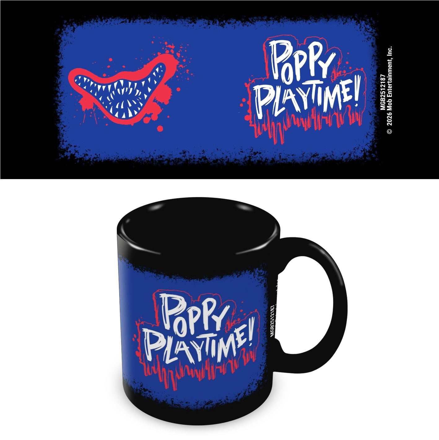 POPPY PLAYTIME BLACK POD MUG